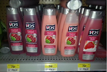 VO5 Shampoo or Conditioner for 49¢ at Walmart