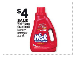 Dollar General: Wisk laundry Detergent for $2