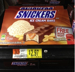 Snickers Ice Cream Bars Only 33¢ Each!