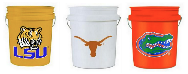 5-Gallon College Buckets 3ct for $12 Shipped