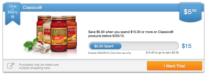 New Savingstar Offers: Classico Products, Silk Dairy Drink Products, Axe and More (Load Now)