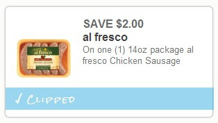 *High Value* Save $2/1 on Al Fresco Chicken Sausage
