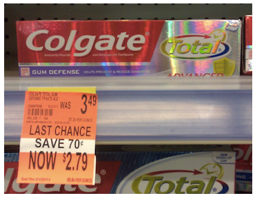 Walgreens: As Low As FREE Colgate Toothpaste Clearance Deal