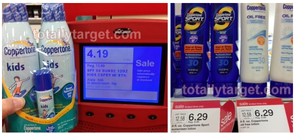 Coppertone Suncare Products Target Clearance Deal (Pay as low as 60¢)