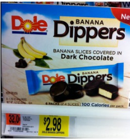New Dole Banana Dippers Printable Coupon + Walmart Deals