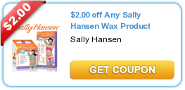 Sally Hansen Wax Product Printable Coupon + Walmart Deal