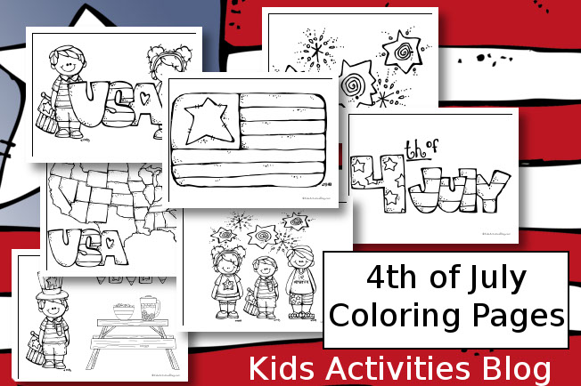 FREE 4th of July Kid’s Activities Printables