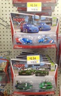 Mattel Disney Pixar Cars Vehicle 2 pack Coupon + Walmart Deal