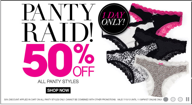 Maidenform One Day Panty Raid (Styles as low as $3.50 Shipped)