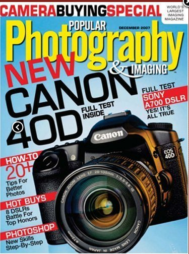 One year of Popular Photography Magazine for $4.99 (42¢ PER ISSUE)
