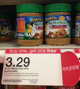 Planters NUT-rition Peanut Butter for $1.15 at Target
