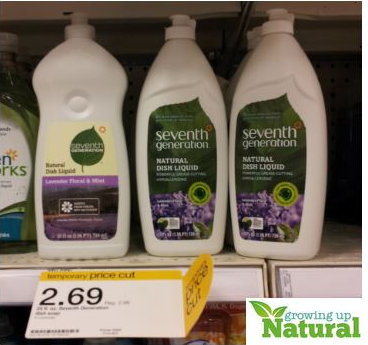 Target: Select Seventh Generation Hand Dish Liquid for 94¢