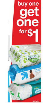 Huggies, Up & Up and Pampers Wipes Target Offer (Pay less than a dollar!)