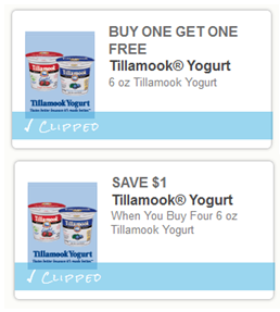 Two Tillamook Yogurt Printable Coupons + Walmart and Target Deals