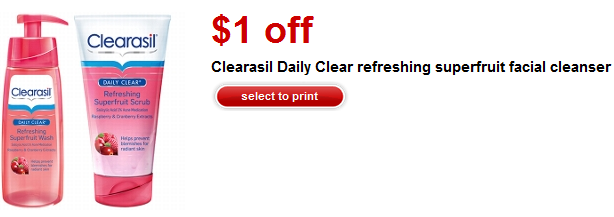 New Clearasil Printable Coupon + Target Stack Deal