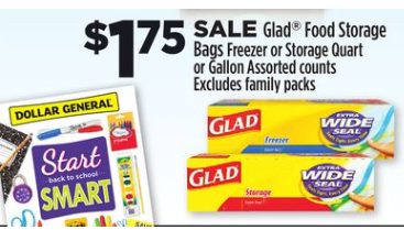 New Glad Food Protection Product + Dollar General Sale (With Bonus Coupon)