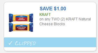 *RARE* Kraft Natural Cheese BLOCKS Printable Coupon