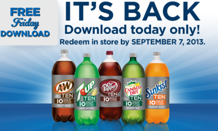 Kroger Shoppers: FREE 2 Liter of TEN Soda (Various Flavors) with Digital Coupon (Load Now)