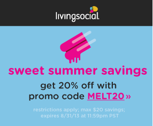 Living Social: 20% off Coupon Code *Last Day*