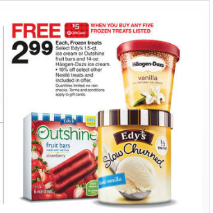 Target: Free $5 Target Gift Card with Frozen Treat Purchase = 99¢ Treats Target: Free $5 Target Gift Card with Frozen Treat Purchase = 99¢ Treats