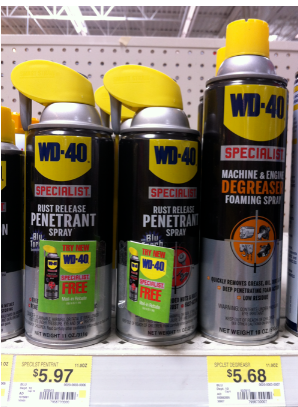 WD-40 Specialist Degreaser Printable Coupon + Try Me FREE Deal at Walmart