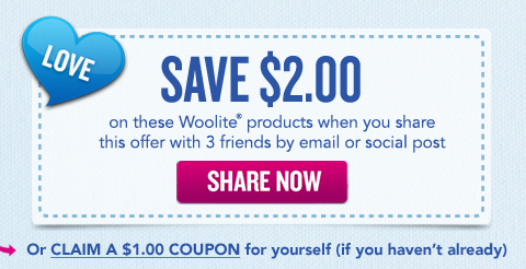 Woolite Printable Coupon + Walgreens and CVS Scenarios
