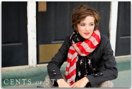 Cents of Style: Fashionable Stars & Stripes Scarf for $9.99 Shipped (Plus Donation to Veterans)