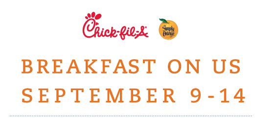 Free Breakfast Entree at Chick-Fil-A (Reserve Online Now)