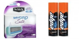 Great Deal on Schick Hydro Silk Razors and Edge Shave Gel at Publix!