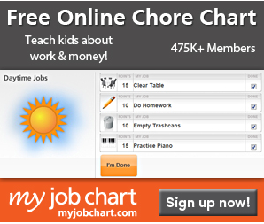 My Job Chart: FREE Online Chore Chart