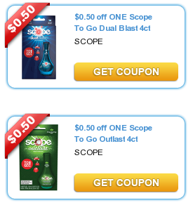 New Scope To Go Printable Coupons + Walmart Deal