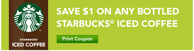 Starbucks Iced Coffee Printable Coupon = As low as FREE at CVS