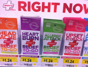 Urgent Rx Medicine Packets for 62¢ and Neilmed Nasal Drops for 96¢ at Walmart