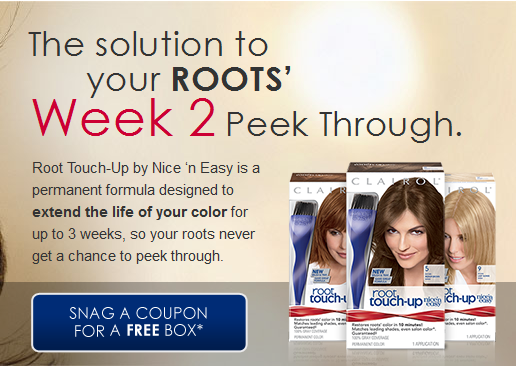 Vocalpoint: FREE Coupon for Root Touch-Up Nice ‘n Easy Hair Color