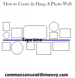 HowToCreateandHangAPhotoWallLayout