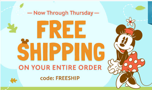 Disney Store: Last Day Of FREE Shipping Offer