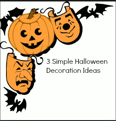 3 Simple Halloween Decoration Ideas