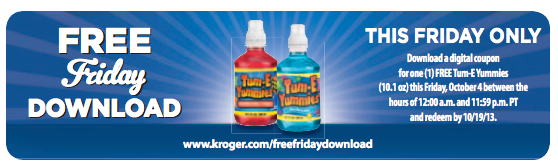 Kroger Shoppers: FREE Tum-E Yummies Fruit Flavored Drink with Digital Coupon (Load Now)