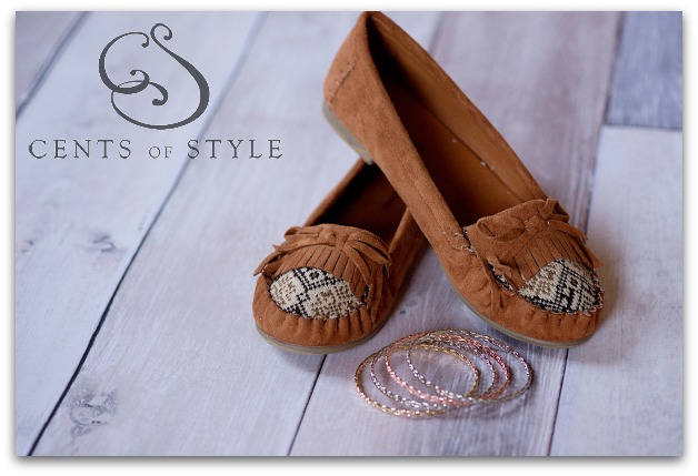 Adorable Moccasin Flats and FREE Bracelets From Cents of Style