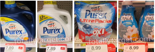 Purex Unadvertised Gift Card Deals at Target