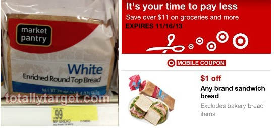 New Target Mobile Coupons = Fresh Meat, Fruit, Possibly FREE Market Pantry Bread and More