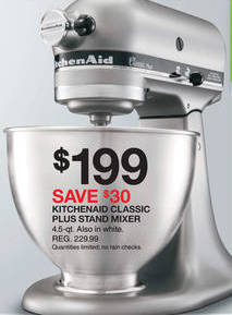 Black Friday 2013: KitchenAid Stand Mixer Under $200!