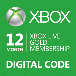 XBox Live Gold Membership: $39.99 for 12-month $14.99 for 3-month
