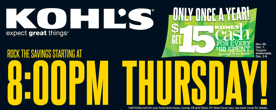 Kohls’ Black Friday Ad!