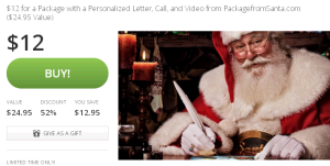 PackagefromSanta.com Deal of the Day   Groupon