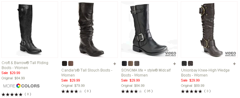 Select Women’s Fashion Boots Just $25.49! (Originally $49.95 – $99.99)