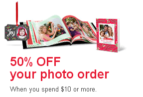 50% Off Walgreens Photo Order When you Spend $10 or More