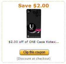 U by Kotex Deals