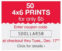 50 4×6 Prints Just $5 From Walgreens