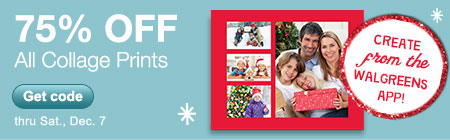 75% Off Collage Prints, Plus Free Store Pickup!